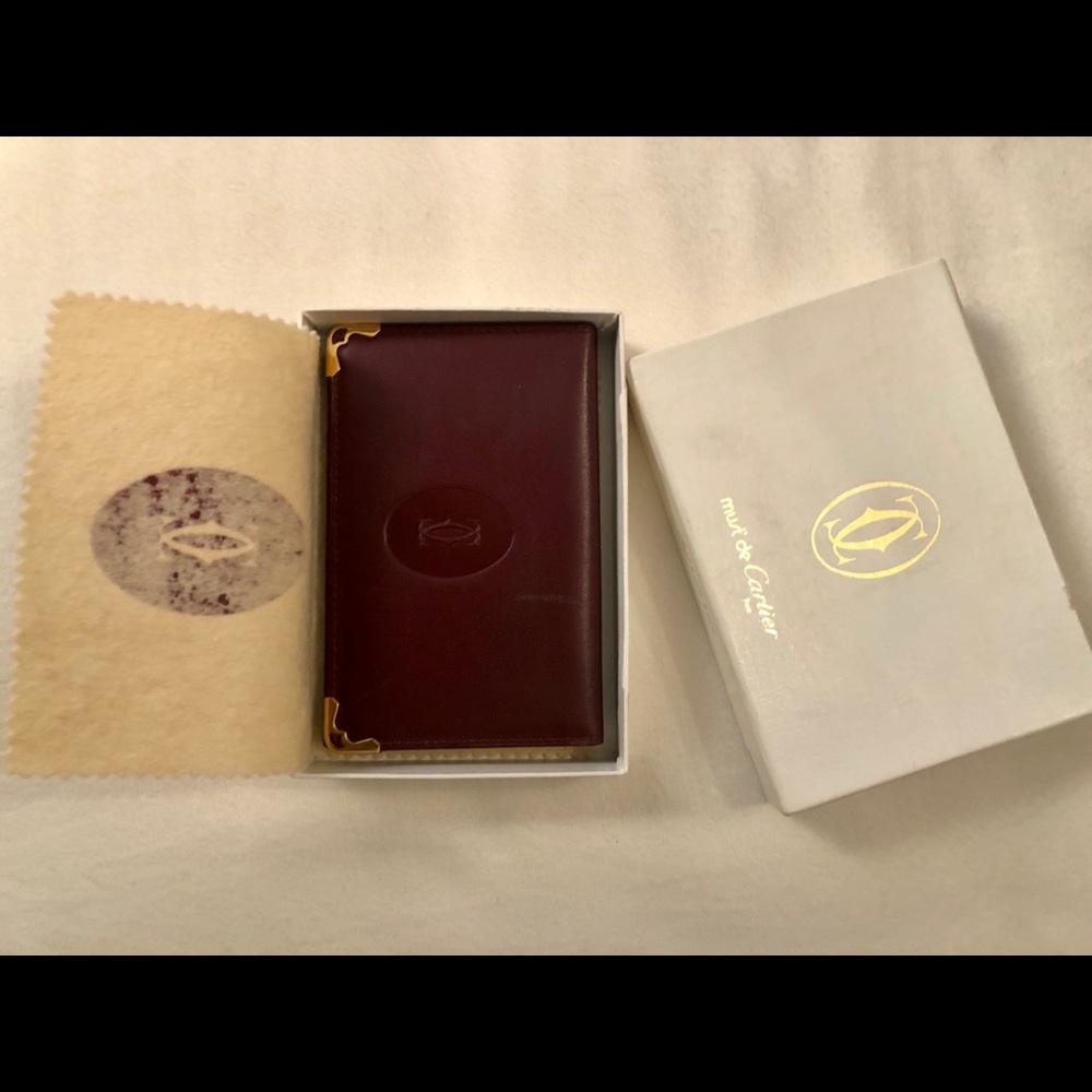 Cartier vintage card holder/wallet